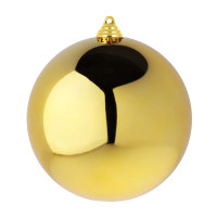 СНОУ БУМ Шар 14см пластик, золото