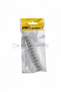 PROconnect колодка винтовая (ЗВИ) 12 пар  КВ-6  6А  6мм  (ПАКЕТ БОБ) 1 шт, 07-5006-9