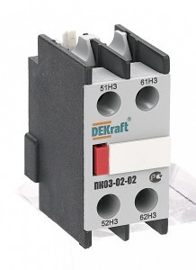 DEKraft ПК-03-02-40 приставка контактная доп. контакт. 4НО 24103DEK (6!)