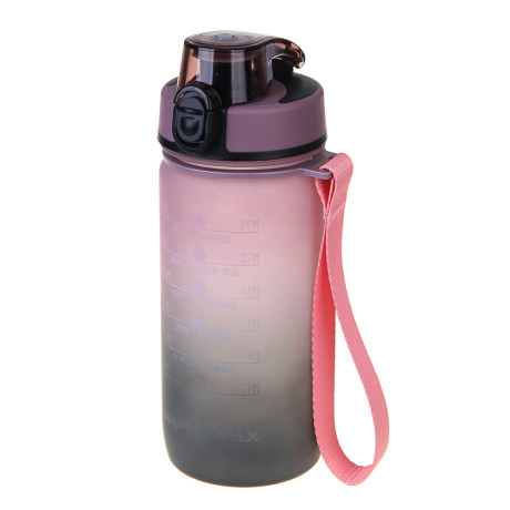 SILAPRO MAX Бутылка спортивная с замком, ULTIMATE GREY -ELDERBERRY, 550мл, РС