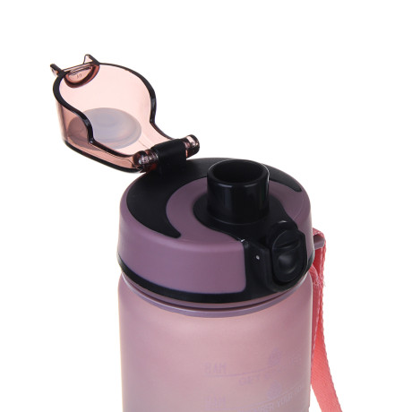 SILAPRO MAX Бутылка спортивная с замком, ULTIMATE GREY -ELDERBERRY, 550мл, РС