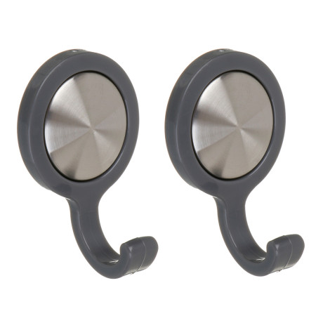 Крючки самоклеящиеся тм VETTA, нерж. сталь, пластик, 2шт, 2 цвета