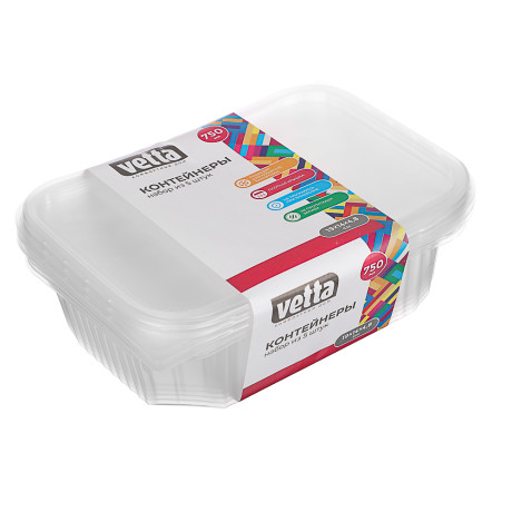 VETTA Набор контейнеров 5 штук 750мл