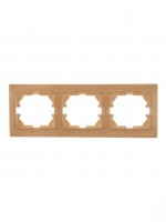 &quot;Lezard Мира рамка 3 мест. (б/вст, горизонт.) ясень (PC) 701-4747-148/701-4700-148