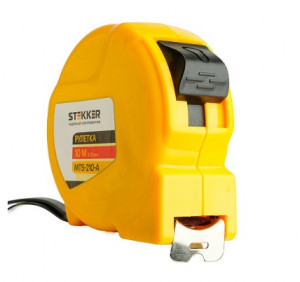STEKKER Рулетка длина 10м, ширина 25мм, пластик MTS-210-A 50208