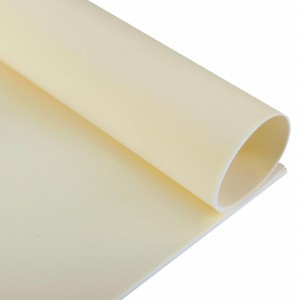 Uniel фоамиран для творчества зефирный, ваниль, 10лист/уп, 50х50см, 2мм, R-PE7 20T20/S50X50/PWF018