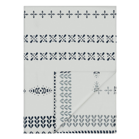 PROVANCE Нэви Комплект постельного белья 1,5 (4 предмета), поплин, 100% хлопок, синий