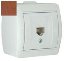 Lezard Ната роз. телеф. ОУ 1 мест. сосна (RJ11) (корпус PC) 710-0800-137