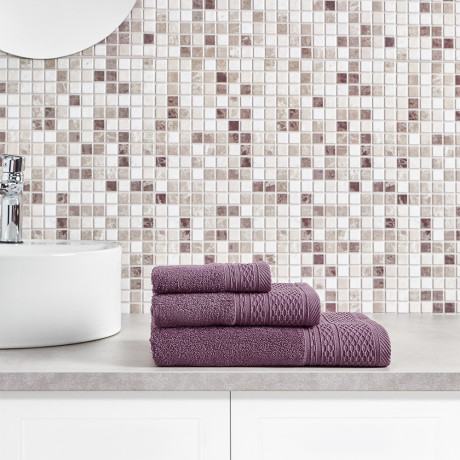PROVANCE Хейзел Полотенце махровое, 100% хлопок, 50х90см, 400гр/м, сливовый