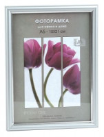 Фоторамка Interior Office пластик 590/1 30х40 матовое серебро 8413