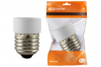 TDM переходник для цоколей с E27 на E14 белый (50!) SQ0335-1002