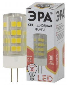 ЭРА стандарт G4 220V 3.5W(280lm) 2700K 2K (3W) 47x16 JC-3.5w-220V-corn 5490