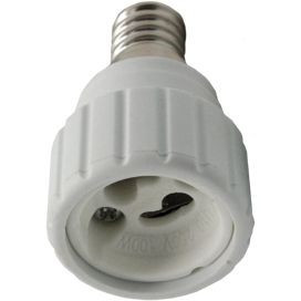 "Ecola переходник с цоколя E14 на GU10 Белый A4G10WEAY (25!)