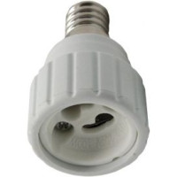 "Ecola переходник с цоколя E14 на GU10 Белый A4G10WEAY (25!)