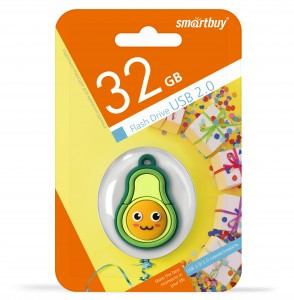 Флэш-диск (флэшка) USB UFD Smartbuy 32GB Wild series Авокадо (SB32GBAVO)