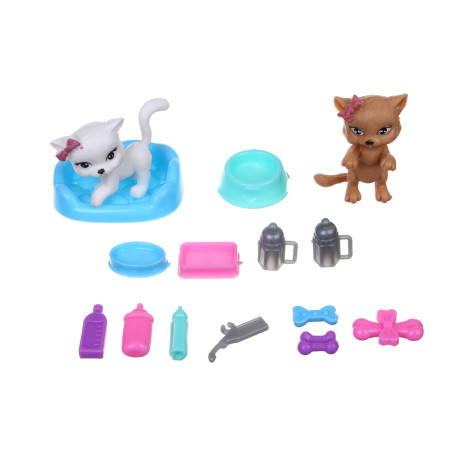 ИГРОЛЕНД Кукла ветеринар 28 см с питомцем и акс., PVC, ABS, полиэстер, 24х7х33 см