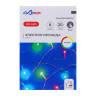 СНОУ БУМ Гирлянда эл. вьюн 20м, 120LED, мульти, 8 реж, ПВХ прозрачный, 220В