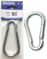 Карабин пожарный 12мм (1 шт BL) (цена за шт) НАКРЕПКО 218709