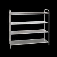 Подставка д/обуви (пвл) Верона34 (4полки) 87*79*30см (БЕЛЫЙ) ПДОВ34Б под заказ ЗМИ