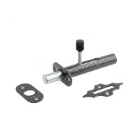 Засов Врезной &quot;Делга&quot; (шпингалет) серебро (серый)  \40