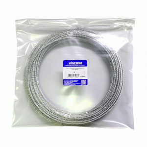 Трос стальной оцинк 4мм (25 метров) в пакете 1/1 НАКРЕПКО 318004