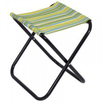 Стул складной 28х31х34см до 80кг полосатый (сталь/ПЭ) DW-1010B, Ecos 993079