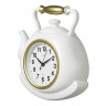 Часы настенные чайник 27х28,5 см, корпус белый с золотом "Классика", арт.3129-002