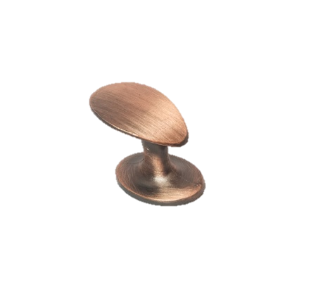 Ручка мебельная 3222 металл пятка, цвет золото