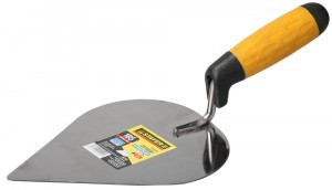 Кельма STAYER "PROFI", сердце, нержавеющее полотно, 2-х компонентная рукоятка, 185х150мм