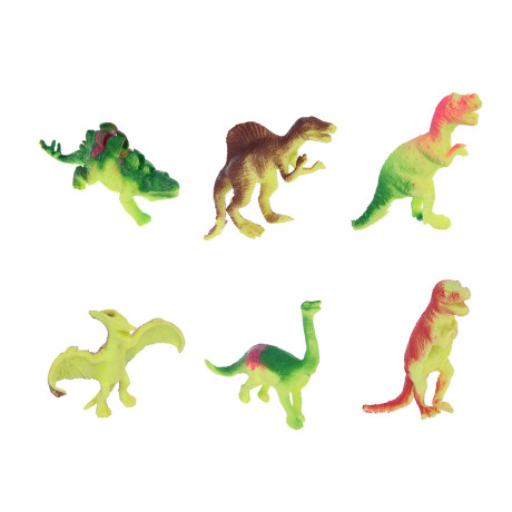 Игрушка сюрприз в шаре "Растущие динозавры", 7х8см, PVC, микс