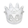 Подсвечник тм LADECOR "Корона" стеклянный, 6х6x5 см