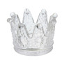 Подсвечник тм LADECOR "Корона" стеклянный, 6х6x5 см