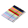 ClipStudio Вечные карандаши, 12 цветов, пластиковый корпус, с ластиком, ПВХ-чехол с европодвесом