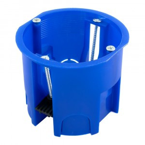 Промрукав коробка уст. СУ углубленная d68х60 ГСК для полых стен, HF, синий (175шт) 80-0610