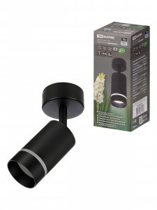 TDM св-к св/д спот накл. поворотный 7W 4000K 4K IP20 "Вероника" черный SQ0356-0421