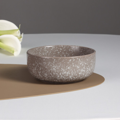 MILLIMI Салатник 620мл, 14.5х6см, керамика, серый