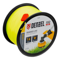Леска для триммера звезда, 1,6мм х 552м, на DIN катушке FLEX CORD, Denzel