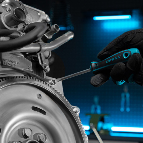 Набор инструментов, 1/4", 1/2", CrV, 120 зубьев, 78 предметов Gross