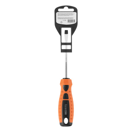 Отвертка "Point", SL6 х 100 мм, CrV, двухкомпонентная рукоятка Sparta