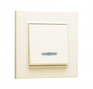 Makel Karea выкл. СУ 1 кл. крем. (инд.) 56010021