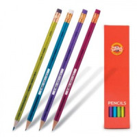 Карандаш ч/гр KOH-I-NOOR 1372 ORIENTAL с ластиком