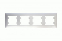 MAKEL Karea Rizz рамка СУ 4 мест. СЕРЕБРЯНЫЙ 88065704
