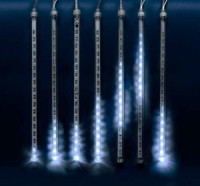 Гирлянда-занавес ул. ULD-E2405-240/DTK WHITE Падающие звезды 240LED бел. 2x0.5/8нит соед 6 Uniel