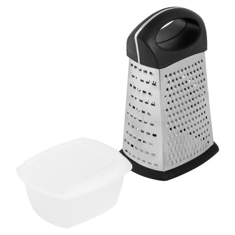 VETTA Терка 4-х сторонняя с контейнером 23см, нерж. сталь, FG0426-9SB