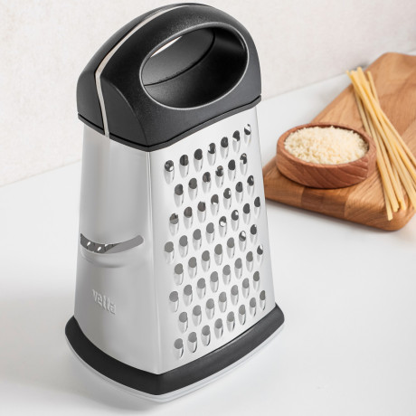 VETTA Терка 4-х сторонняя с контейнером 23см, нерж. сталь, FG0426-9SB