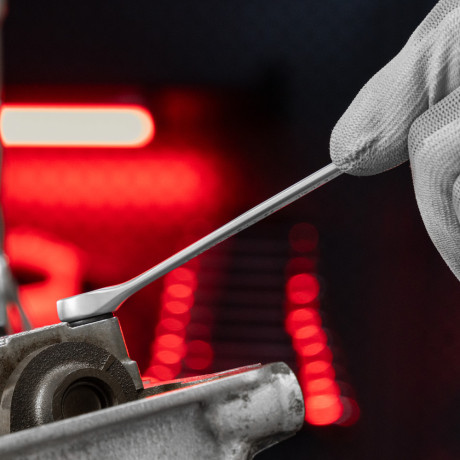 Набор ключей комбинированных, 6-22 мм, 12 шт, CrV, матовый хром Matrix