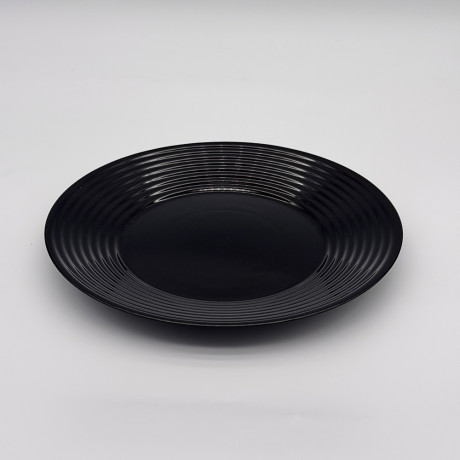 MILLIMI Бароло Тарелка подстановочная 26,6см черная опаловое стекло