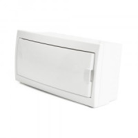 STEKKER бокс (корпус) пласт. навесной ЩРН-П-12 мод. непрозрач. белая дверь IP20, Standart 49644