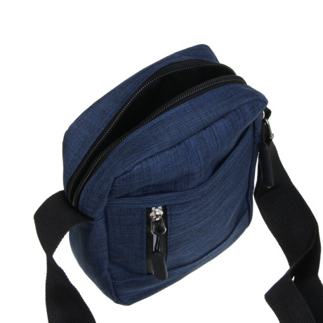 ЮL Глео Сумка мужская на длинном ремне, полиэстер, синий, МП-4