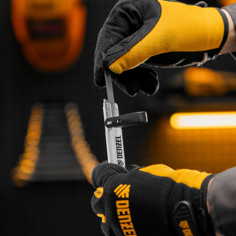 Лезвия, 9 мм, сталь SK5 - 0,4 мм, 10 штук Denzel